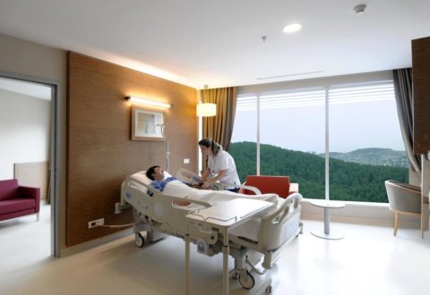 Plastic Surgery Clinic patient room