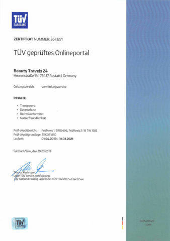 TÜV Saarland Certification
